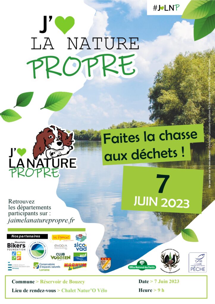 Opération « J’aime la nature propre » à Bouzey
