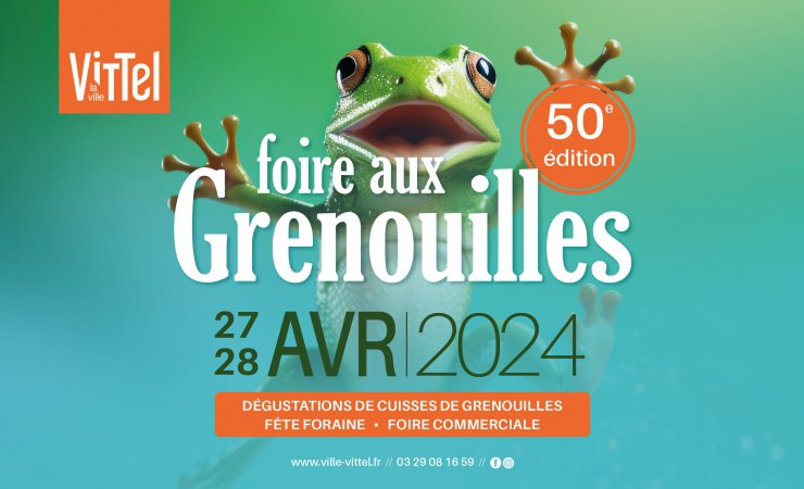 Vittel : 50ème édition de la foire aux Grenouilles ce week-end