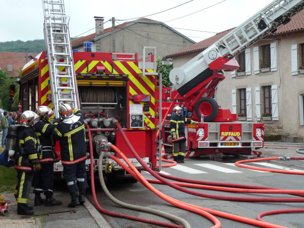 Vosges : Incendie en court à Moyenmoutier