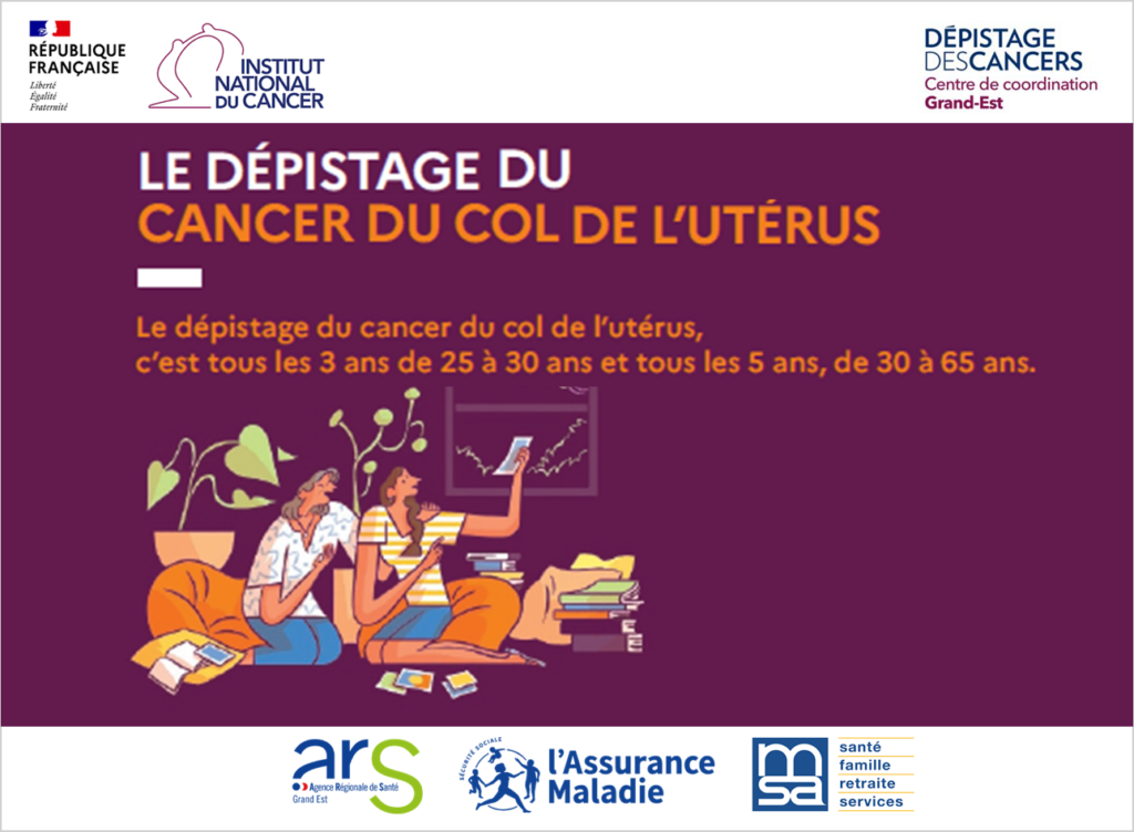 C’est la semaine européenne de la prévention du cancer du col de l’utérus !