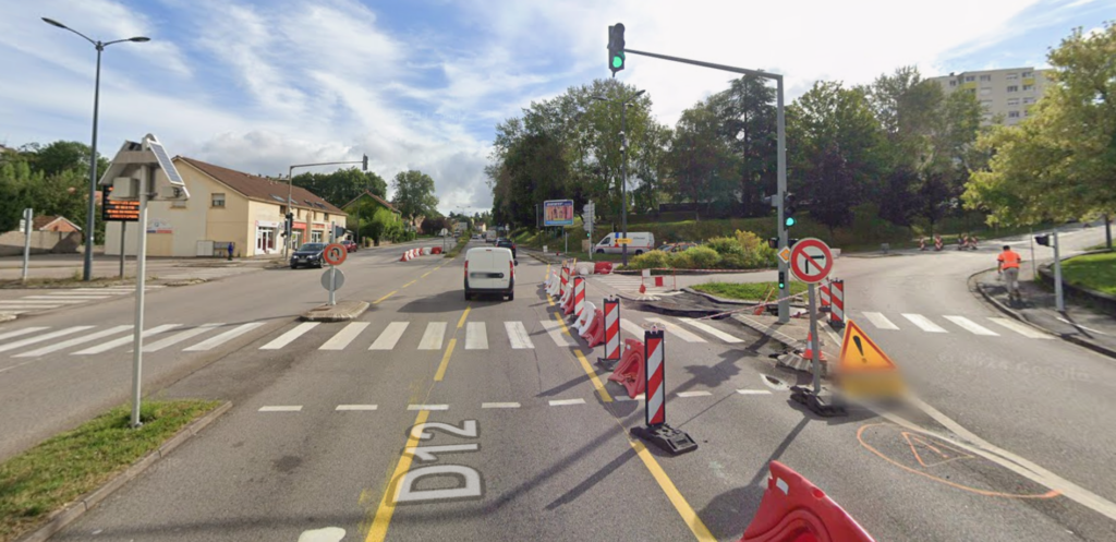 4 semaines de travaux route de Jeuxey à Épinal