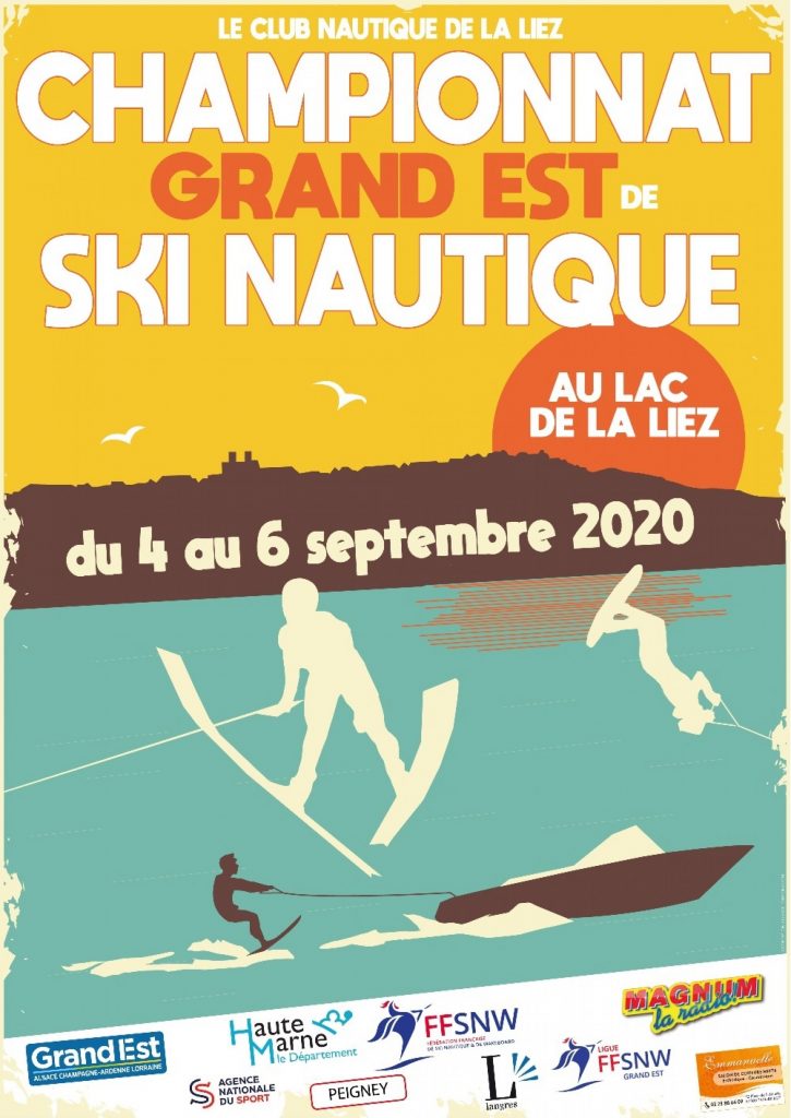 CHAMPIONNAT GRAND EST de SKI NAUTIQUE au LAC DE LA LEZ