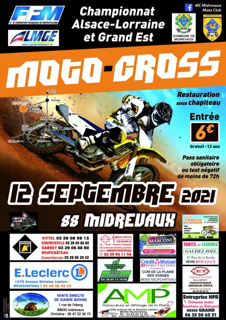 MOTOCROSS ALSACE LORRAINE ET GRAND EST FFM