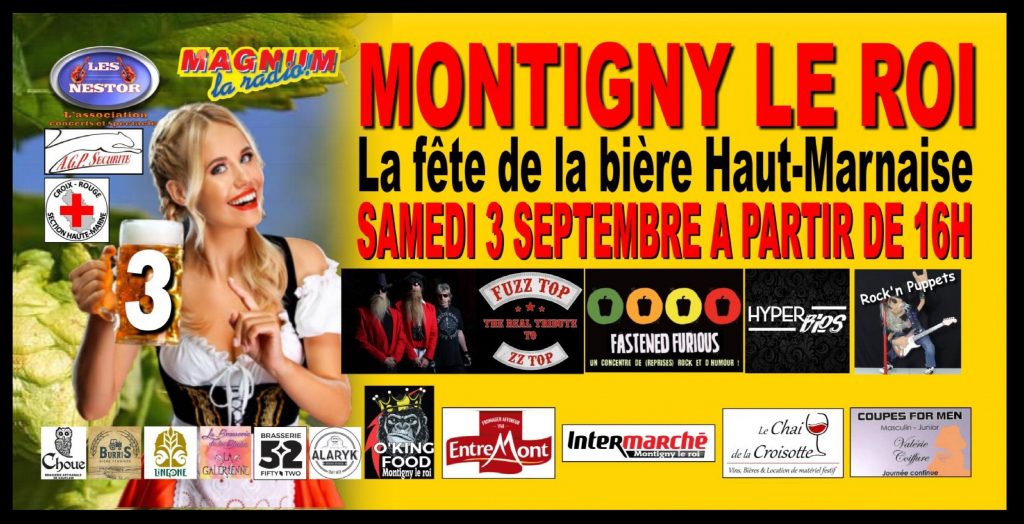 3ème FETE DE LA BIERE HAUT-MARNAISE DES NESTOR  à MONTIGNY-LE-ROI