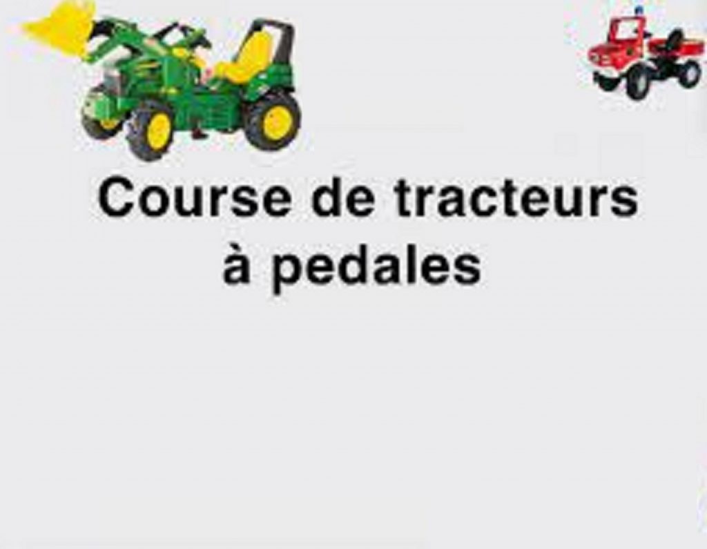 COURSE DE TRACTEURS A PEDALES A MONTHUREUX SUR SAONE