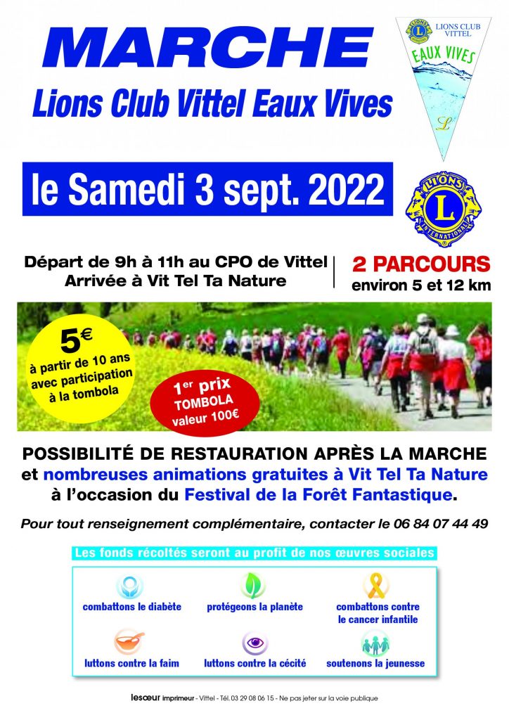 MARCHE DU LIONS CLUB VITTEL EAUX VIVES