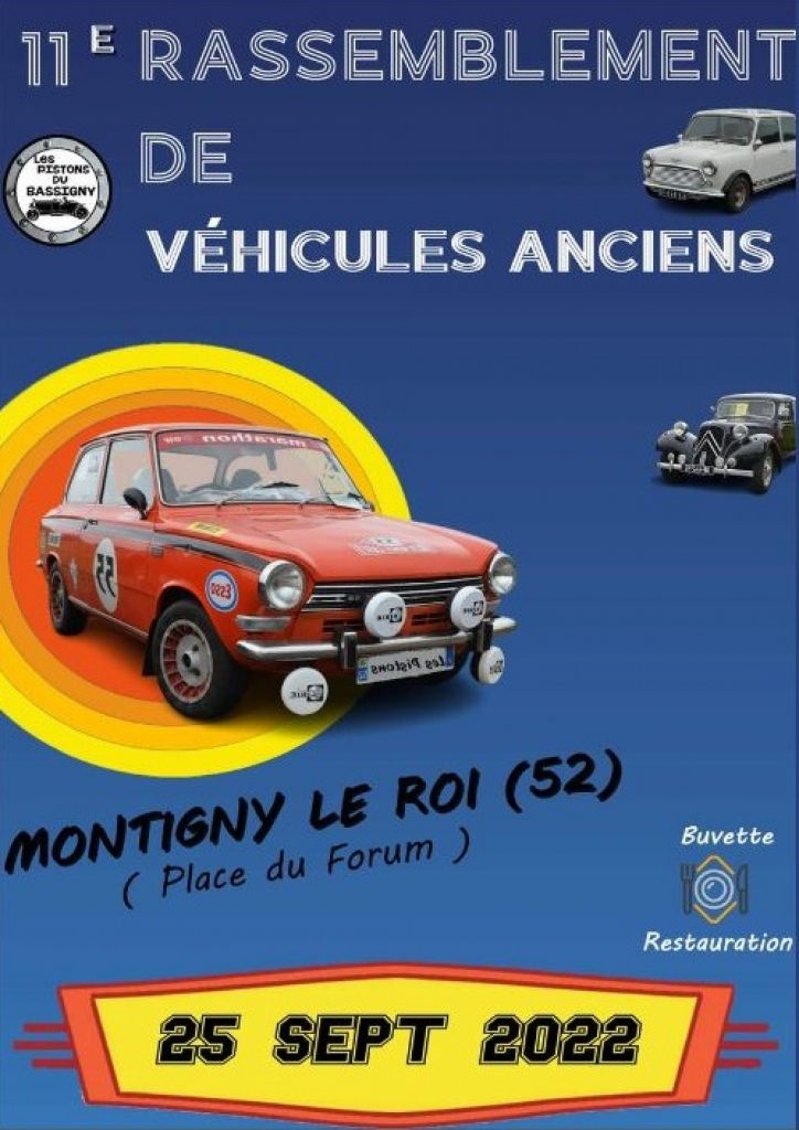 RASSEMBLEMENT DE VOITURES ANCIENNES & D'EXCEPTIONS à MONTIGNY-LE-ROI