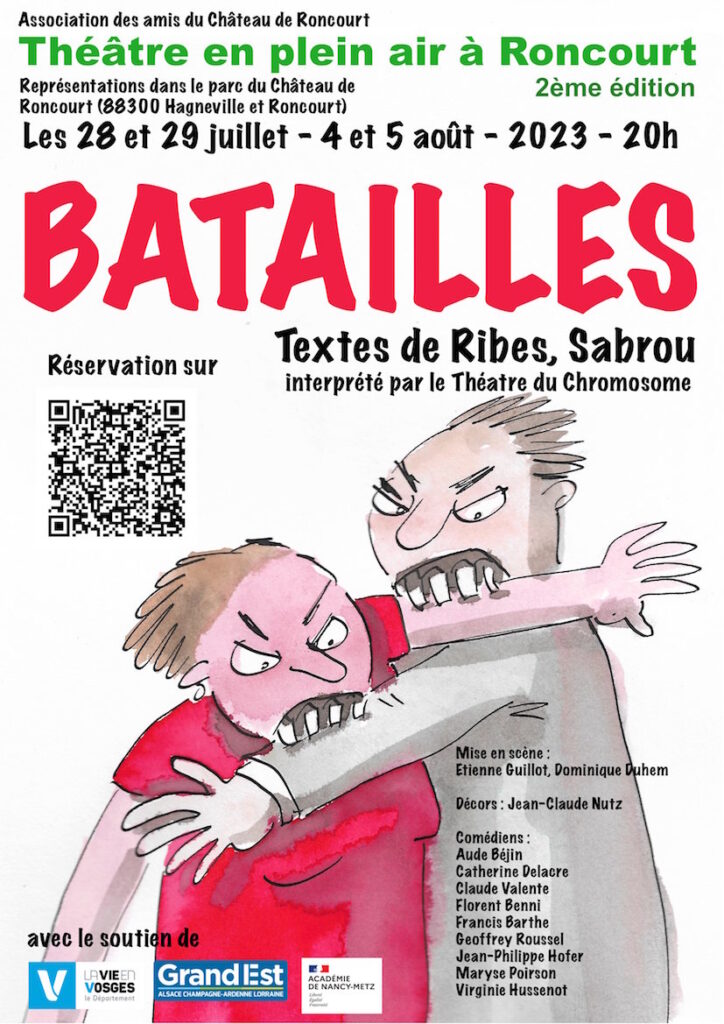 THEATRE PLEIN AIR, PARC DU CHATEAU à RONCOURT Magnum la Radio!