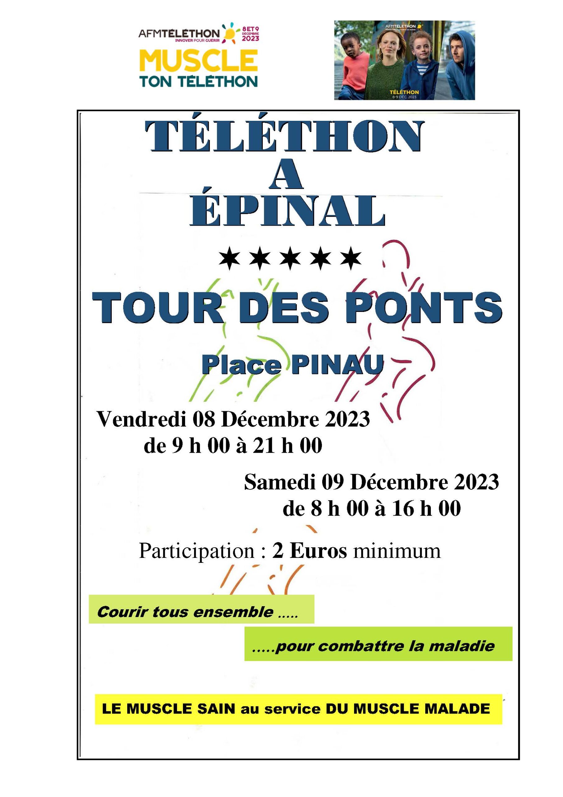 TELETHON : TOUR DE PONTS EPINAL