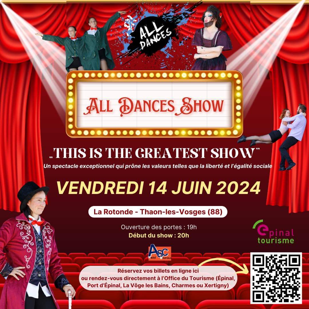 Spectacle All Dances show « THIS IS THE GREATEST SHOW » à THAON-LES-VOSGES