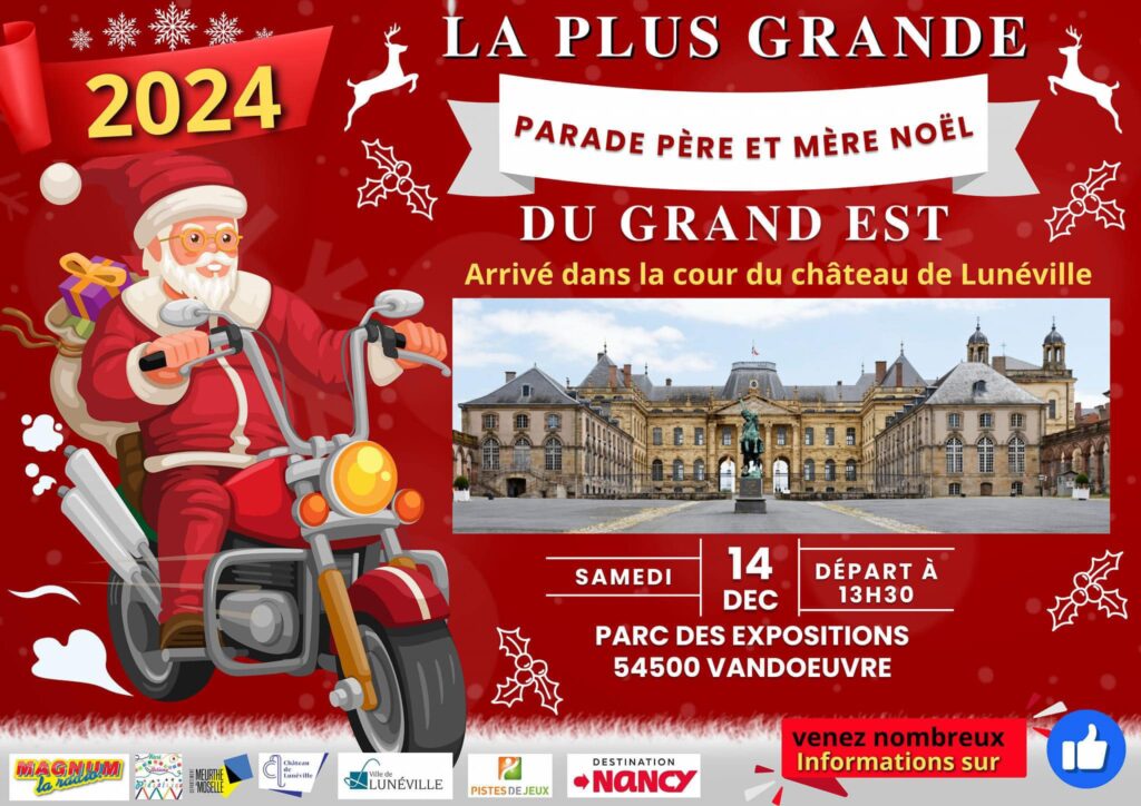 PARADE DES PERES ET MERES NOEL MOTARD DU GRAND EST