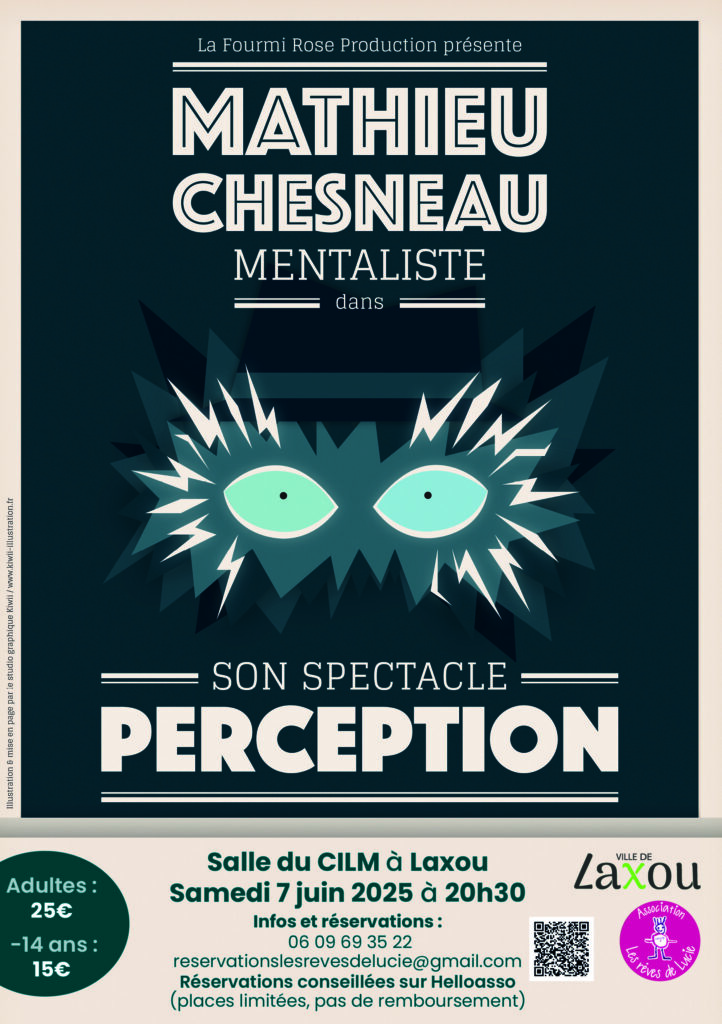 SPECTACLE DE MENTALISME "PERCEPTION" DE MATHIEU CHESNEAU