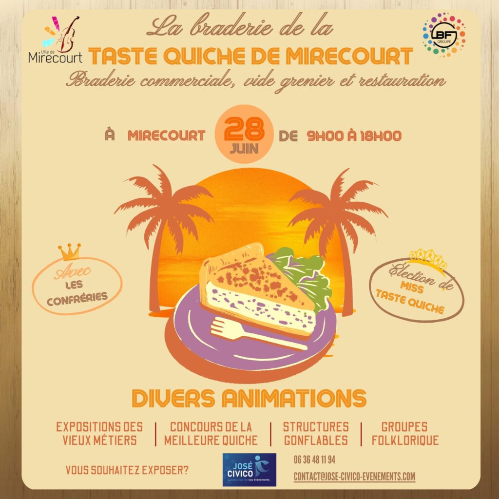 Taste quiche de Mirecourt