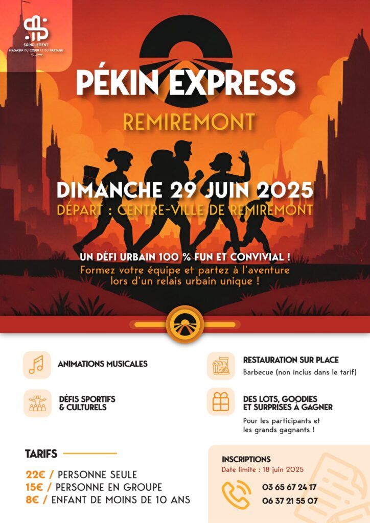 Pékin Express Spécial Remiremont