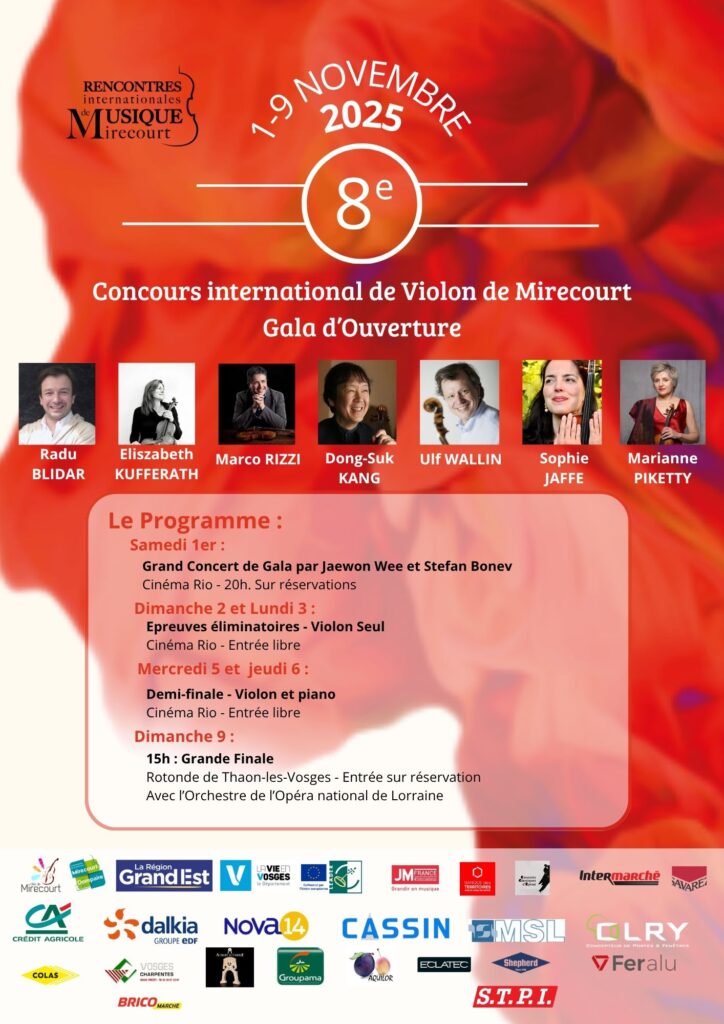 Concours international de violon de Mirecourt 2025