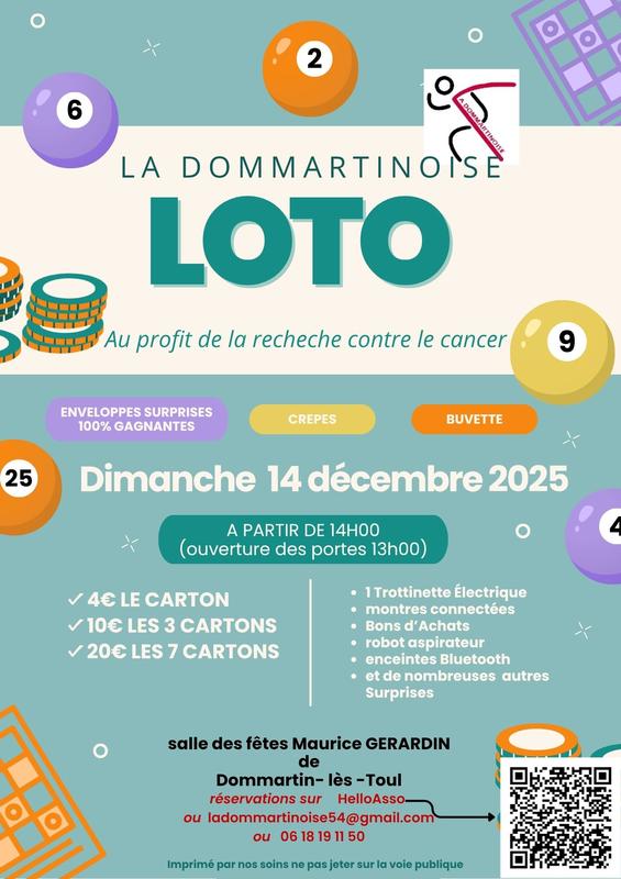 LOTO SOLIDAIRE à DOMMARTIN-LÈS-TOUL