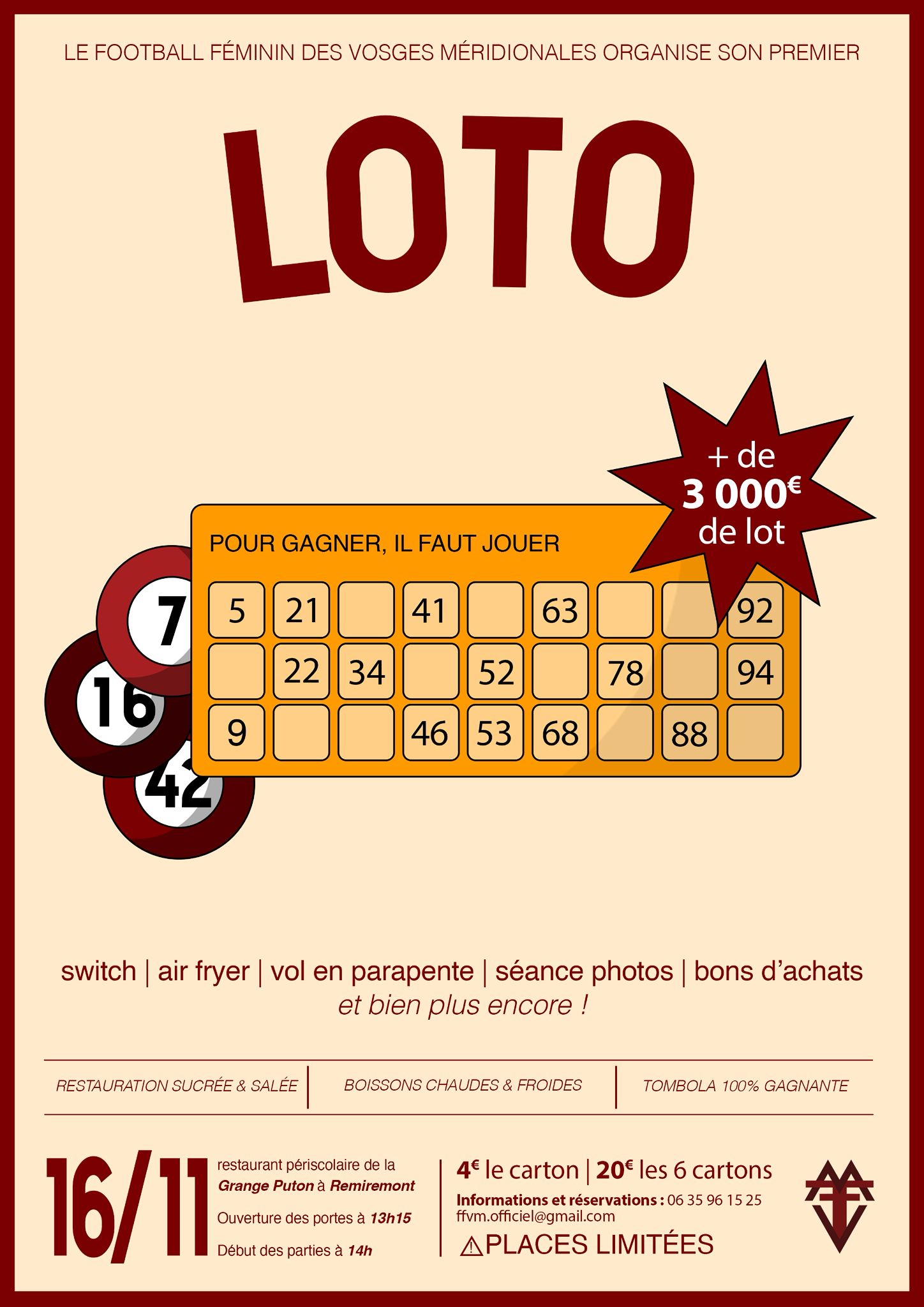 LOTO à REMIREMONT