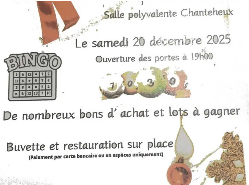 LOTO DE NOËL à CHANTEHEUX